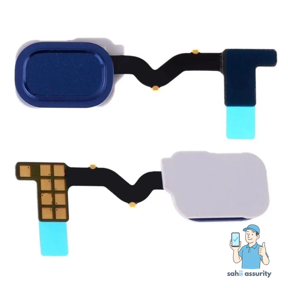 Fingerprint Sensor with Flex Cable for Samsung Galaxy J6 Blue